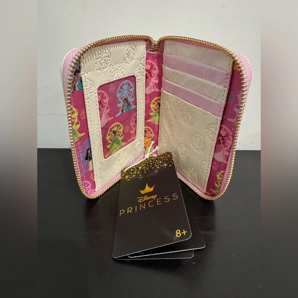 Loungefly Disney Princess Ferris Wheel Small Zip Wallet